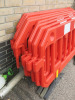 10 x Sections of Plastic Interlocking Barrier. - 2