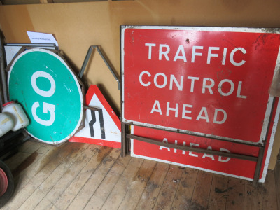 Various Road Signs (As Viewed/Pictured).