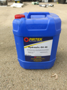 20 Litres of Pirtek Hydraulic Oil 46.