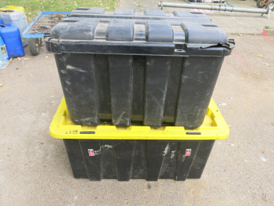 2 x Large Crates with Lids.