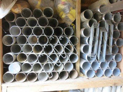 Approx 150 x Metal Tubes with Threaded Ends.