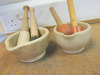 2 x Pestle & Mortars. - 2