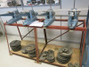 6 x Wykham Farrance Front Loading Oedometers with Slotted Weights & Accessories, Including Upper & Lower Stones, Cutting Discs and Calibration Discs. NOTE: 2 x floor standing & 4 x bench mounted with benches. - 5