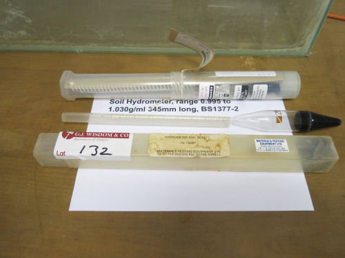 2 x Soil Hydrometers.