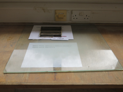 3 x Linear Shringage Moulds BS1377-2 and Glass Plate 600 x 500 x 10mm, BS1377-2.