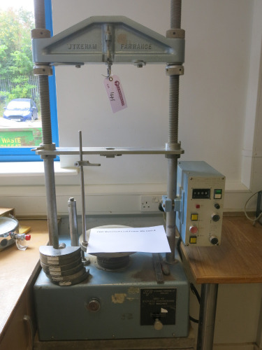 Wykham & Farrance 5000kg Stepless Compression Test Machine (CBR Motorised Load Frame).