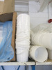 Quantity of Assorted Sized JETB White Round Plastic Tubs with Lids. - 6