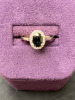 Believed to be 9ct White Gold Sapphire (1.04ct)& (.20ct) Diamond Cluster Ring. Size L. RRP £1350. - 2