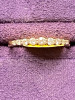 Stamped 18ct Yellow & White Gold Diamond (.15ct) Half Eternity Ring. Size L. RRP £1450. - 2