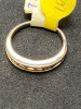 Stamped 18ct Yellow Gold 5 Bagette Diamond (.33ct) Ring. Size N. RRP £1650. - 6