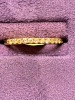 9ct Yellow Gold & Diamond (.15ct) Half Eternity Ring. Size M. RRP £1545. - 2