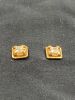 Pair of Loose Diamonds (.5ct) set in Rose Gold Mounts - 2