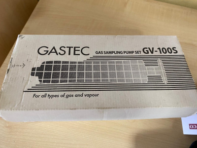 Gastec GV-100S Gas Sampling Pump in Case with Manuals