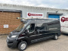 MF18 WFJ: Peugeot Boxer Blue HDI 335, L3H2 Professional Panel Van in Black with Glazing Frame & Van Guard Lockable Storage. Manual, 1997cc, Diesel, Mileage 107,937, ULEZ Compliant. Comes with 1 x Key, No V5 or Other Documents Available. NOTE: MOT Expired 