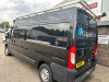 MF18 WFJ: Peugeot Boxer Blue HDI 335, L3H2 Professional Panel Van in Black with Glazing Frame & Van Guard Lockable Storage. Manual, 1997cc, Diesel, Mileage 107,937, ULEZ Compliant. Comes with 1 x Key, No V5 or Other Documents Available. NOTE: MOT Expired - 4