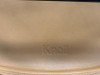 Knoll Bertoia Counter Stool in Tan Cowhide with Black Frame. - 7