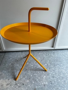 DLM Table by Hay Haus, Designed by Thomas Bentzen, Named 'Don't Leave Me'. Size H58 x Dia38cm.