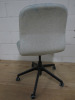 Swivel Office Chair in Cream. NOTE: Requires cleaning. - 2