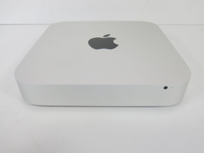 Apple MacMini, Model A1347, Running macOS Monterey, 2.8 Ghz i5, 8GB Memory, 1TB HDD, Intel Iris Graphics.