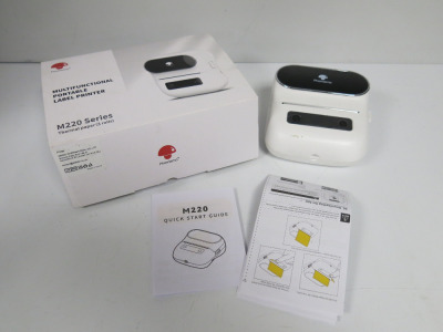 PHOMEMO Multi Function Portable Label Printer. Comes in Box.