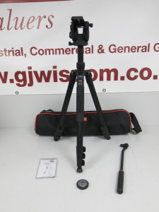 Coman Video Tripod, Model KX3939. Comes with Soft Carry Bag.