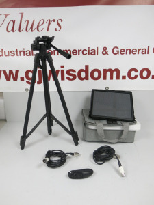 ILOKNZI Autocue Teleprompter. Comes with Tripod & Remote Control.