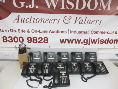 12 x Avaya Telephone Hand Sets, Model 1408D02A-003.