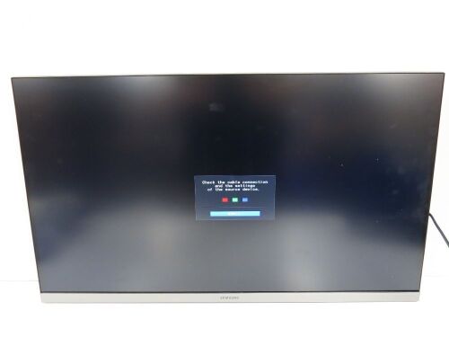 Samsung 28" Colour Display Unit, Model U28R55OUQP. Comes with Power Supply. NOTE: requires stand & mount.