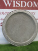 Large Vintage Decorative Metal Tray, Size Dia 106cm. - 2