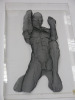 David Begbie (1955 - Current) Hand Sculpted Contemporary Figurative Art of a Kneeling Male Torso Wire Sculpture. Signed by Artist & Dated 87 in Perspex Case. Size H153 x W102 x D19cm. Special Notice: Artist's Resale Right ("Droit de Suite"). If the Artis