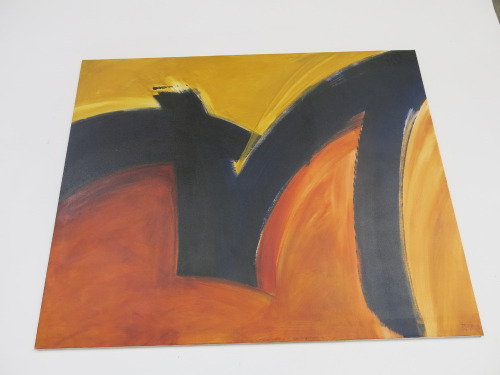 R Seaton b1944-2020: Original Abstract on Stretched Canvas. Size H131 x W160cm. Signed & Dated by Artist 2002.

Special Notice: Artist's Resale Right ("Droit de Suite"). If the Artist's Resale Right Regulations 2006 apply to this lot, the buyer also agree