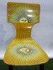 Fornasetti Sole Hand Made Chair-Orange, Number 11 of 40, Dated 1993. - 4