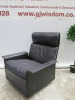 Vintage Dieter Rams Model 620 Deep Purple/Meauve Leather Vitsoe Lounge Chair with Swivel Base & Ottoman. - 4