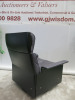 Vintage Dieter Rams Model 620 Deep Purple/Meauve Leather Vitsoe Lounge Chair with Swivel Base & Ottoman. - 2