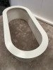 Freestanding Bath Surround in White. Size H51 x W182 x D85cm. - 6