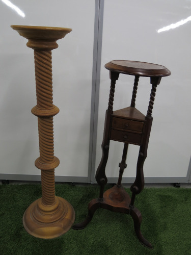 2 x Wood Planter Pot Stands.