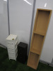 3 x Misc Side Units to Include: 2 with Drawers & 1 x MDF Open 1 Shelf Unit. - 4