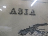 Framed & Glazed Map of Asia. Size 85 x 70cm. - 2