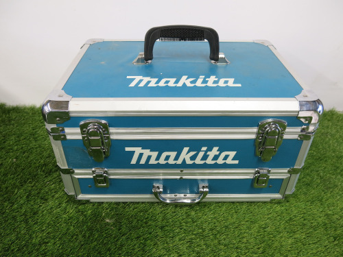 Makita Cordless Drill Set with Pull out Drawer Containing Full Set of Drills and Bits. Appears Little or Unused.