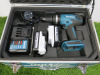 Makita Cordless Drill Set with Pull out Drawer Containing Full Set of Drills and Bits. Appears Little or Unused. - 2