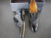 Pair of Magnanni Men's Black Leather Shoes in Box, Size 43. Appear Slight Wear to Sole. - 3