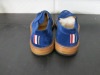 Pair of Baldiniini Vero Cuoio Men's Slip On Tassel Loafers Shoe in Blue Suede Leather Upper. New/Unworn with Anti Slip Soles inside Box. Size 42 or 43 But Not Marked. - 4