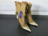 Pair of Azaray Ladies Soft Skin and Leather Ankle Boots. Size 41.