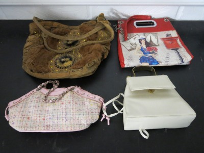 4 x Assorted Ladies Bags (As Viewed/Pictured).