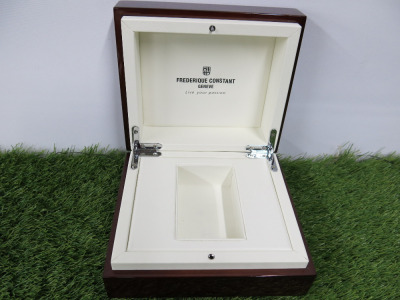 Frederique Constant Presentation Watch Box. NOTE: missing watch.