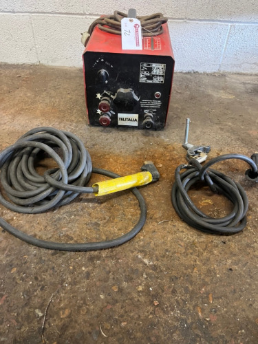 Telitalia Electric Stick/Arc Welder, S/N 31394 with Torch.