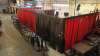 **WITHDRAWN** 85 x Plastic Welding Strip Curtains on Rail in Brown & Red. Individual Curtain Size 200 x 30cm. NOTE: buyer to dismantle. - 7
