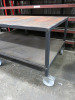 Large Metal Mobile Trolley with Shelf Under. H105 x W250 x D125cm - 4