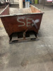 Metal Skip Bin with Forklift Attachment. - 3