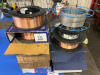 12 x Spools of Mig Welding Wire to Include: 4 x 0.80 15KG Spools, 3 x 1.0 15KG Spools & 5 x Assorted. - 6